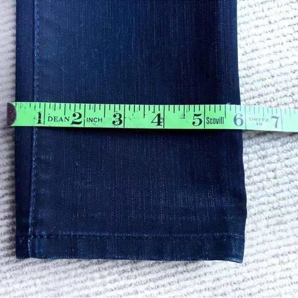 Serfontaine low rise skinny jean dark wash cigarette leg stretch Euphoria sz 25 - Picture 15 of 15